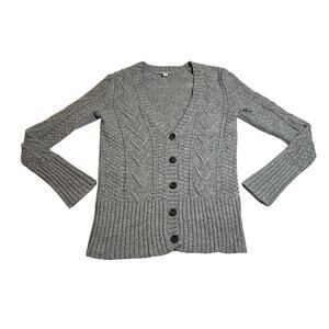 Gap V-Neck Button Up Knit Cardigan Size Small Casual Minimalist Cozy Preppy